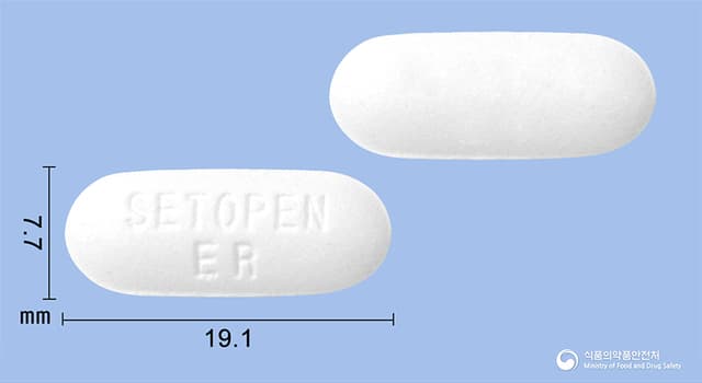 세토펜8시간이알서방정(아세트아미노펜)